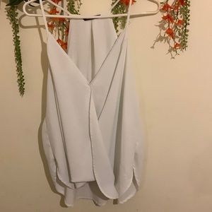 2XL semi high low blouse